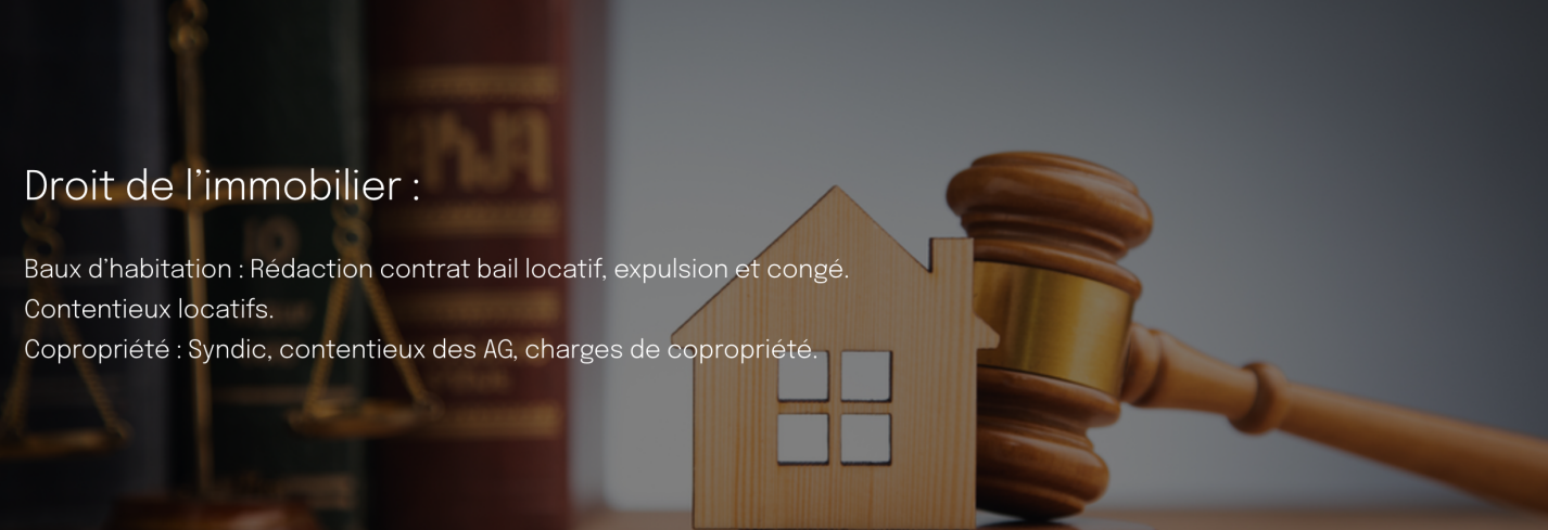 Droit de l'immobilier